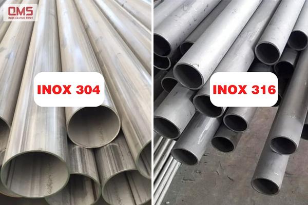 So sánh inox 304 và inox 316, loại nào tốt hơn? - Inox Quang Minh