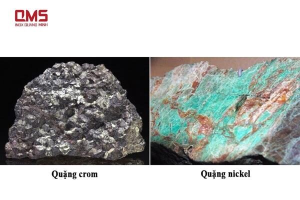 Nickel và crom đóng vai trò quan trọng trong thành phần ống inox 304, 316