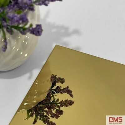 Tấm inox vàng gương